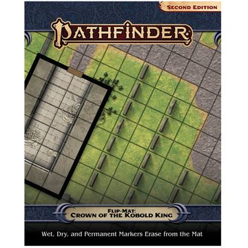portada Pathfinder: Flip-Mat - Crown of the Kobold King - 24"X30" Unfolded, Double-Sided, Tabletop rpg