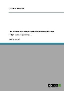 portada Die Würde des Menschen auf dem Prüfstand (German Edition)