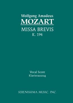 portada missa brevis, k. 194 - vocal score