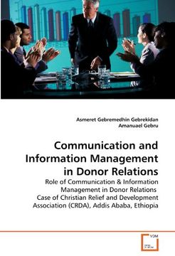 portada communication and information management in donor relations (en Inglés)