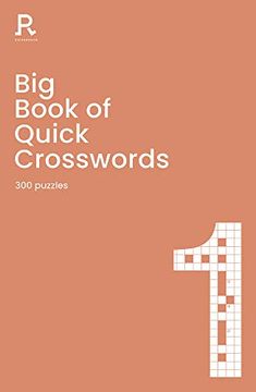 portada Big Book of Quick Crosswords Book 1: A Bumper Crossword Book for Adults Containing 300 Puzzles (in English)