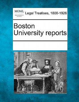 portada boston university reports (en Inglés)