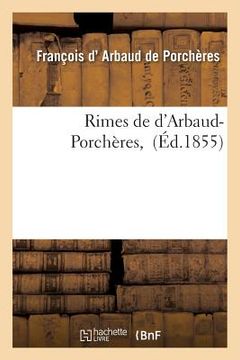 portada Rimes de d'Arbaud-Porchères (en Francés)