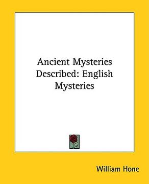 portada ancient mysteries described: english mysteries (in English)