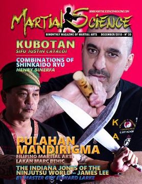 portada Martial Science Magazine: Bimonthly Magazine of Martial Arts December/2018 N° 30 (in English)