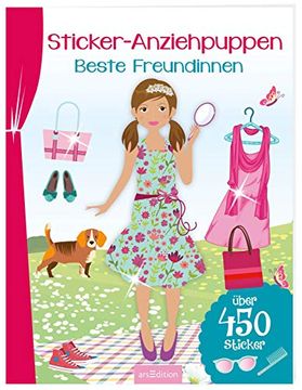 portada Sticker-Anziehpuppen Beste Freundinnen Über 450 Sticker (en Alemán)