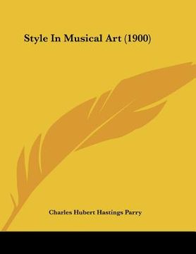 portada style in musical art (1900) (en Inglés)