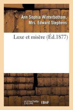 portada Luxe Et Misère (in French)