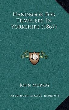 portada handbook for travelers in yorkshire (1867) (in English)
