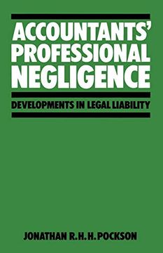 portada Accountants’ Professional Negligence: Developments in Legal Liability (en Inglés)