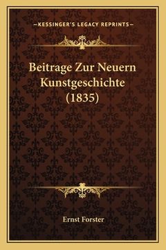 portada Beitrage Zur Neuern Kunstgeschichte (1835) (in German)