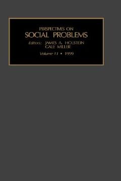 portada perspectives on social problems: vol 11 (en Inglés)