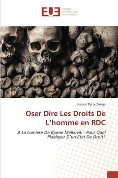 portada Oser Dire Les Droits De L'homme en RDC (en Francés)