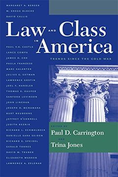 portada Law and Class in America: Trends Since the Cold war (en Inglés)