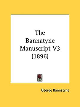 portada the bannatyne manuscript v3 (1896) (en Inglés)