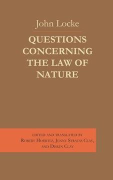 portada Questions Concerning the Law of Nature (en Inglés)