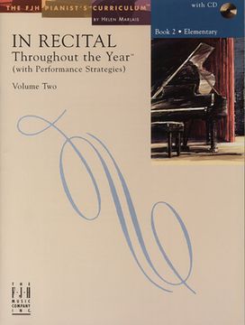 portada In Recital(r) Throughout the Year, Vol 2 Bk 2: With Performance Strategies (en Inglés)