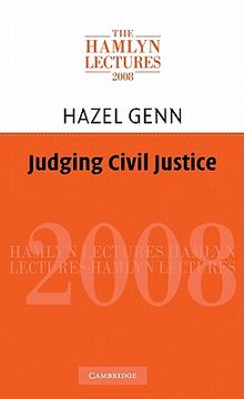 portada Judging Civil Justice (The Hamlyn Lectures) (en Inglés)