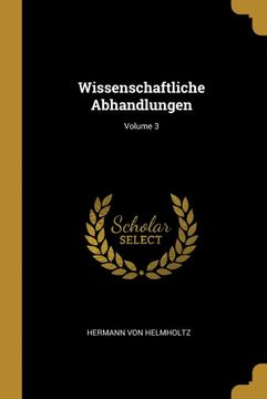 portada Wissenschaftliche Abhandlungen; Volume 3 