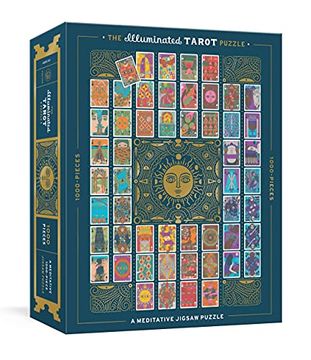 portada The Illuminated Tarot Puzzle: A Meditative 1000-Piece Jigsaw Puzzle: Jigsaw Puzzles for Adults 