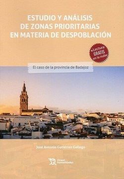 portada Estudio y Analisis de Zona Prioritarias en Materia de Despoblacion (in Spanish)