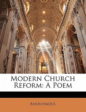 portada modern church reform: a poem