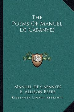 portada the poems of manuel de cabanyes (en Inglés)