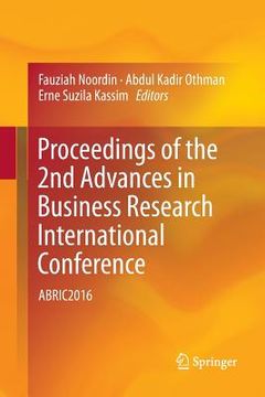 portada Proceedings of the 2nd Advances in Business Research International Conference: Abric2016 (in English)