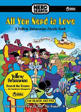 portada The Beatles Nerd Search: All you Nerd is Love: A Yellow Submarine Puzzle Book 