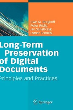 portada long-term preservation of digital documents: principles and practices (en Inglés)