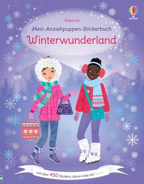 portada Mein Anziehpuppen-Stickerbuch: Winterwunderland