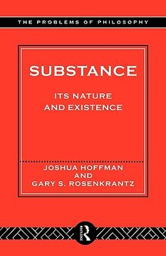 portada substance: its nature and existence (in English)