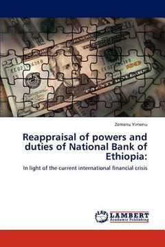 portada reappraisal of powers and duties of national bank of ethiopia (en Inglés)