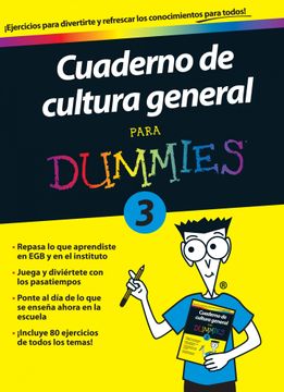 portada Cuaderno de Cultura General Para Dummies 3