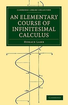 portada An Elementary Course of Infinitesimal Calculus Paperback (Cambridge Library Collection - Mathematics) (in English)