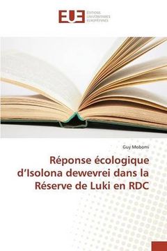 portada Réponse écologique d'Isolona dewevrei dans la Réserve de Luki en RDC