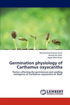 portada germination physiology of carthamus oxyacantha (en Inglés)