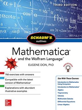 portada Schaum's Outline of Mathematica, Third Edition (Schaum's Outlines) (en Inglés)