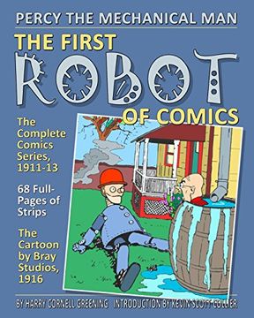 portada Percy the Mechanical Man: The First Robot of Comics (en Inglés)