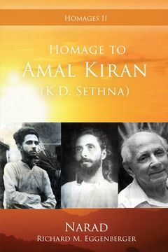 portada Homage to Amal Kiran (K.D. Sethna) (en Inglés)
