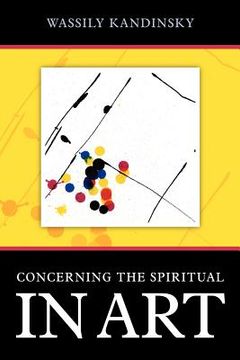 portada concerning the spiritual in art
