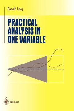 portada practical analysis in one variable (en Inglés)