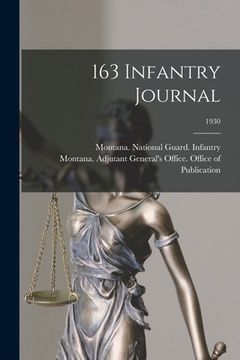 portada 163 Infantry Journal; 1930 (en Inglés)