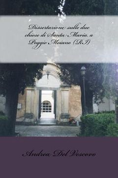 portada Dissertazione sulle due chiese di Santa Maria a Poggio Moiano (RI) (en Italiano)