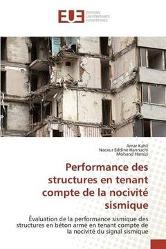 portada Performance des structures en tenant compte de la nocivité sismique