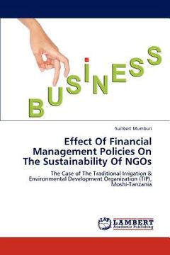 portada effect of financial management policies on the sustainability of ngos (en Inglés)