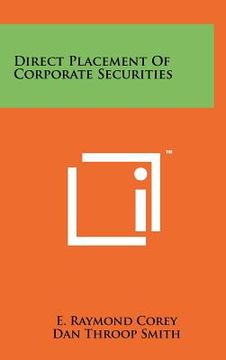portada direct placement of corporate securities (en Inglés)