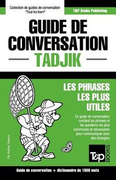 portada Guide de conversation Français-Tadjik et dictionnaire concis de 1500 mots (en Francés)