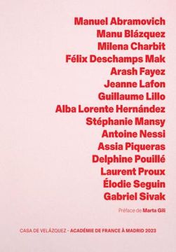 portada Casa de Velazquez - Academie de France a Madrid 2023 (en Francés)