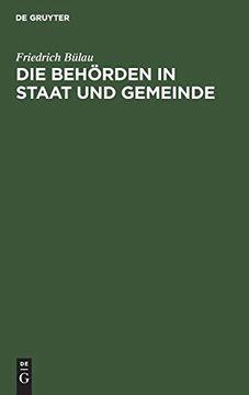 portada Die Behörden in Staat und Gemeinde (in German)